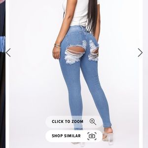All The Booty Ripped Skinny Jeans
